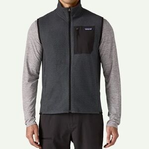 Patagonia Men's R1® Air Fleece Vest | Color Smolder Blue | size: M